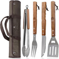 5pcs BBQ Grill Accessories Set - Stainless Steel Grilling Tools by EsieHouzie