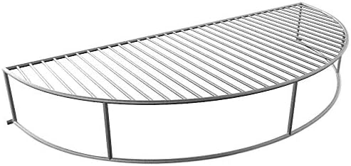 The Original 'Upper Deck' Stainless Steel Grilling Warming Smoking Rack Charcoal Grill Grate- For Use with 22 Inch Kettle Grills- Charcoal Grilling Accessories and Grill Tools Grill Rack by GRILLVANA
