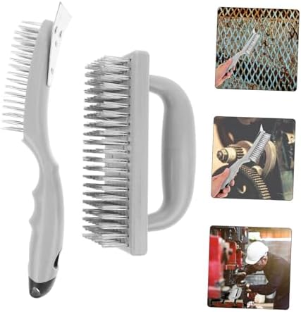 2pcs Grill Cleaning Brush Stainless Steel for Grates and Racks - Image 4