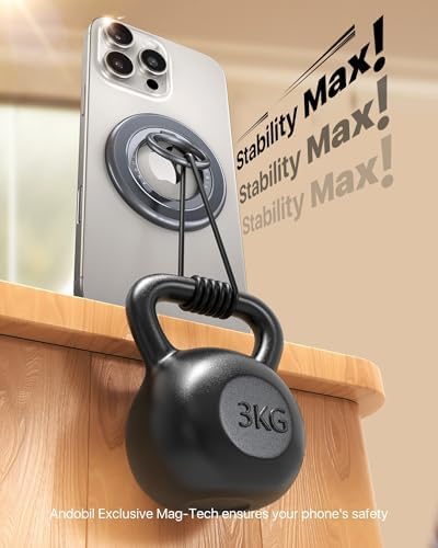 andobil 2026 3rd Gen Stabile Magnetic Phone Ring Grip for MagSafe, Durable - Image 3
