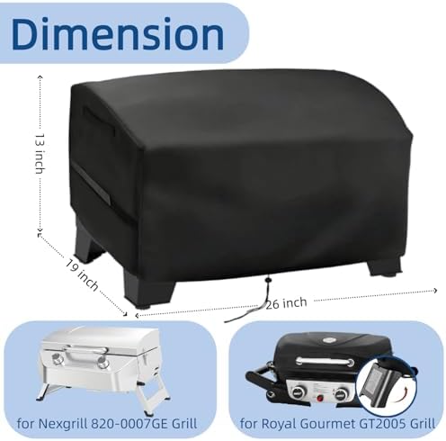Mini Gas Grill Cover for Nexgrill 820-0007GE, for Royal Gourmet GT2006 - Image 2