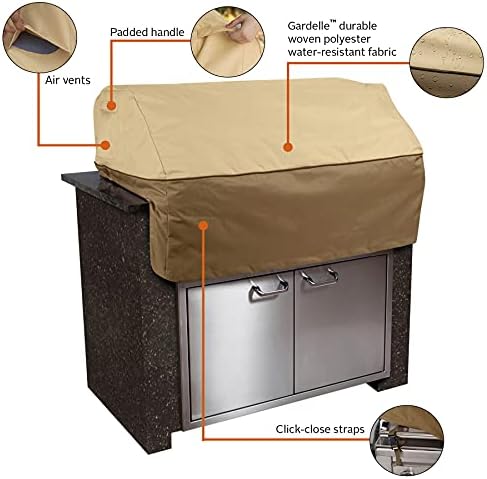 Classic Accessories Veranda Water-Resistant 32 Inch Island BBQ Grill Top Cover - Image 5