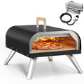 WOOCIT 12" Multi-Fuel Outdoor Pizza Oven, Reaches 720°F, Wood and Propane by WOOCIT