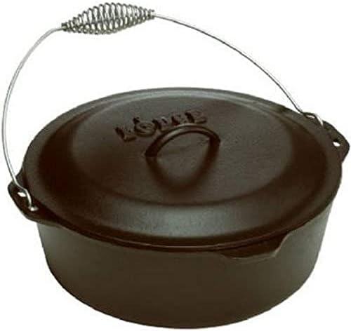 Lodge Pre-Seasoned Cast Iron Dutch Oven with Bail Handle, 7 Quart by Lodge