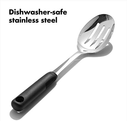 OXO Good Grips Stainless Steel Slotted Spoon - Image 6