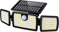 MIHANI Solar Lights Outdoor, Solar Motion Deck Lights Outdoor for Deck with High Brightness, Larger Built-in Tempered Glass Solar Panel, Sensitive PIR Motion Inductor by MIHANI