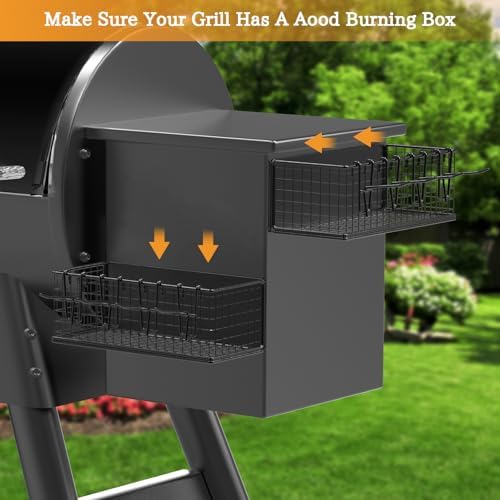 2 Pack Magnetic Storage Bin for Traeger Grills, Magnetic Grill Caddy - Image 3