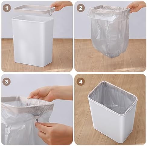 Trash Can Automatic Touchless - 4 Gallons Motion Sensor Bathroom Trash Can - Image 4