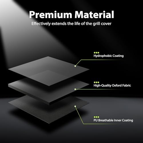 Topcrown Grill Cover for Outdoor Grill Waterproof BBQ Gas Grill Cover (32") - Image 3