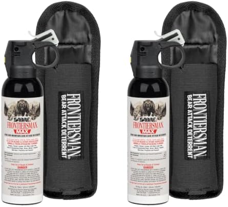 SABRE Frontiersman MAX Bear Spray, EPA Registered for 9 Animal Species by Unknown