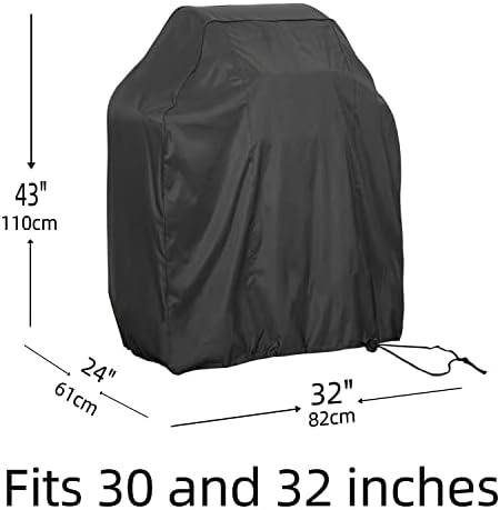 BBQ Grill Cover 32" 36" inch,2 Burner Gas Grill Cover,Outdoor Waterproof Grill Covers,with Adjustable Velcro Strap, Gas Grill Cover Compatible for Weber,Char Broil,Nexgrill Grills,Small Gas BBQ Cover - Image 2