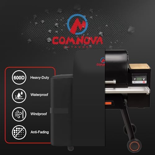 Comnova Grill Cover for Traeger Timberline 850 - Premium Wood Pellet Smoker Cover for Traeger Waterproof & Heavy Duty, 600D Pellet BBQ Accessory for Treager Timberline 850 Grills (BAC359) - Image 3