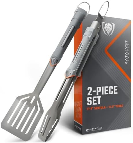 Dalstrong BBQ Spatula & Locking Tongs Set - 18" Spatula & 16" Tongs by Dalstrong