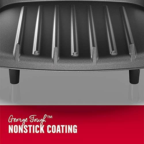 George Foreman GR10B 2-Serving Mini Grill & Panini Press, Compact 7.3” x 5.6” Cooking Surface,1–2 Servings, Dorms & Small Kitchens - Image 4