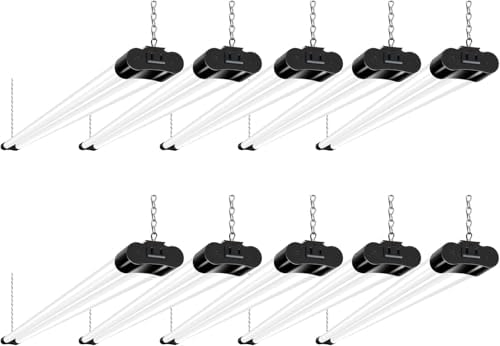 hykolity 4FT Linkable LED Utility Light Fixture,4400LM,5000K Daylight by hykolity