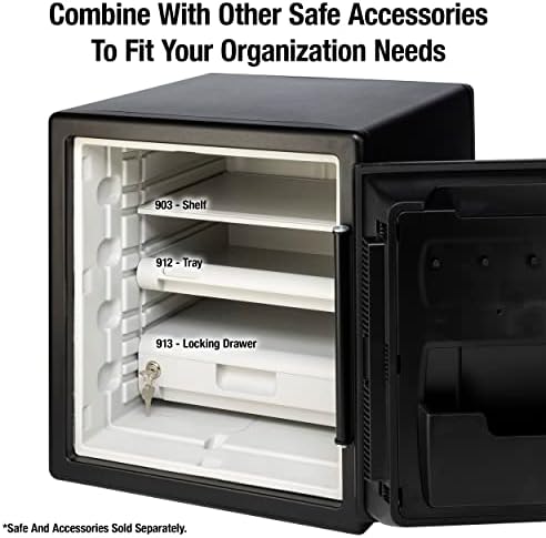 SentrySafe Shelf Insert for SFW082 and SFW123 Fireproof and Waterproof Safes, White Adjustable Safe Shelf Accessory for 0.8 and 1.2 Cubic Feet Safes, 903 - Image 6