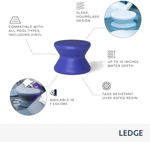 Ledge Lounger Signature Pool Side Table, in Pool Table - Image 6