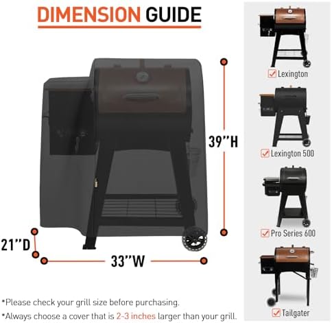 Arcedo Grill Cover Compatible with Pit Boss Lexington 500, Lexington 540 - Image 2