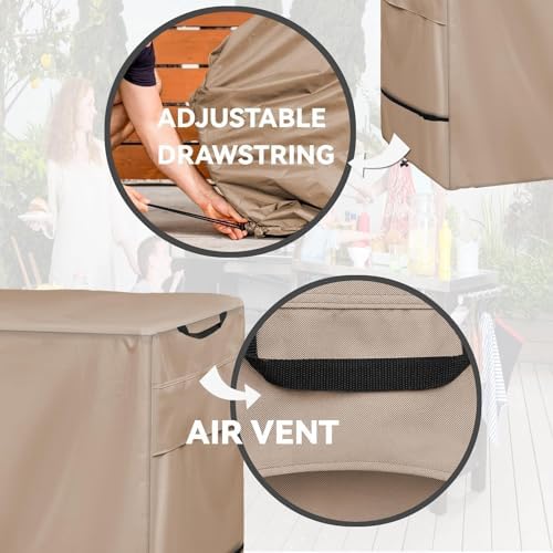 Outdoor Prep Table Cover for Outdoor Stainless Steel Table, Khaki ﻿ - Image 4