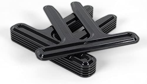 Gun Storage Solutions Gun Safe Stackable Savers, Black Wedge Shims (Pack of 6) by GunStorageSolutions