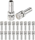 M METERXITY 20-Pack Brass Misting Nozzles, 0.028"/0.7mm Orifice Mister Replacement Heads for Outdoor Cooling System/Landscaping/Humidification/Greenhouse, 6mm Low-Pressure Fog Sprayer Nozzle by MMETERXITY