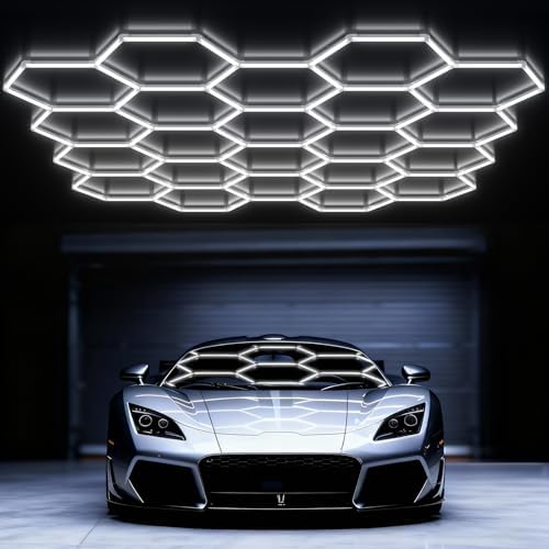 Hexagon Garage Lights: 581W 5 Grids Hexagon Led Lights 63910LM by Ipackorin