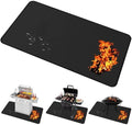 Large 65x40 inch under Grill Mats for Outdoor Grill - Double-sided Fireproof Fire Pit Mats for under Fire Pit Fireplace- Waterproof BBQ Mat under BBQ -Grill Floor Pad for Patio Deck Protector by Brinman