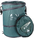 Coghlan's Deluxe Durable Pop-Up Trash Can – Collapsible Garbage Bin with Zippered Lid, Bag Clips, and Anchoring Points for Camping, Home, and Outdoor Use – 29.5 Gallon by Coghlans