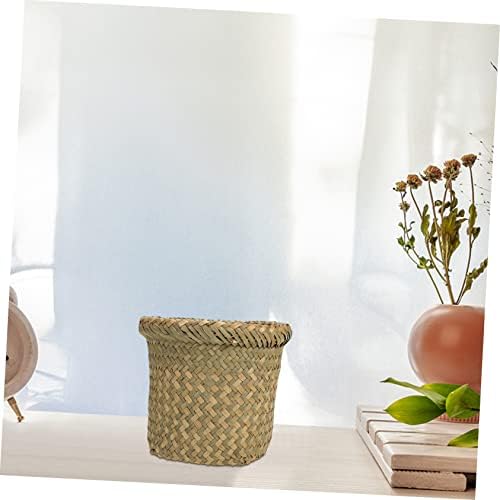 Outdoor Woven Storage Basket for Fruits and Vegetables Decorative and Practical Round Trash Holder for Home Restaurants and Hotels - Image 7