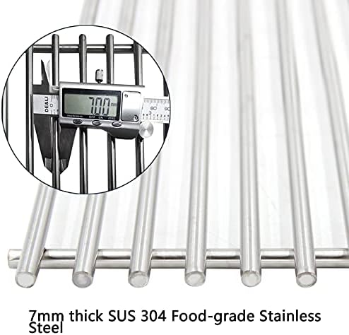 7639 7638 SUS304 Grill Grates 17.5 x 11.5 Inch for Weber Spirit 300 310 330 - Image 5