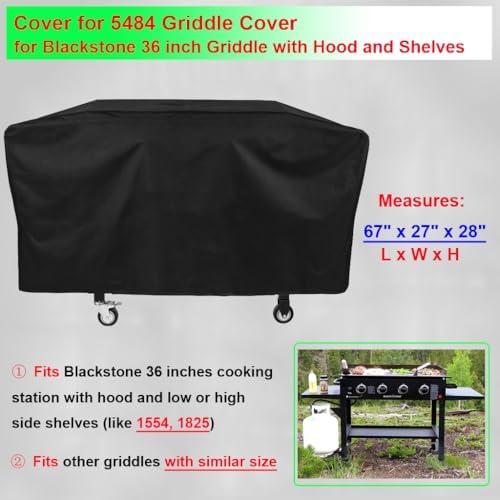 Griddle Cover for Blackstone 5484 36 inch Griddle with Hood - Image 2
