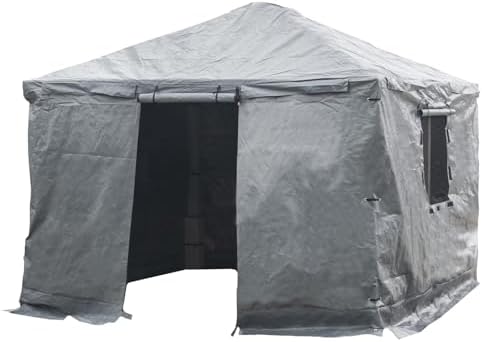 SOJAG Winter Accessories for Gazebos, 12 x 20 ft Gazebo Cover, Gray by Sojag