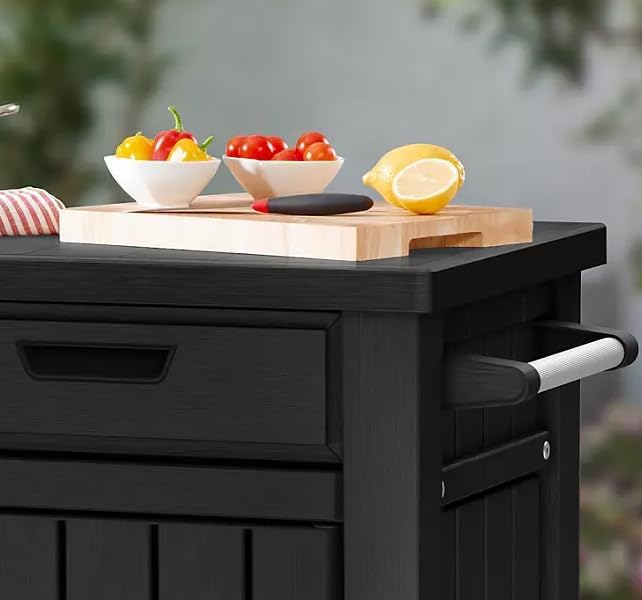Generic Enhance Your Outdoor Space with The Outdoor Grill Table with Storage Cabinet in Graphite Gray. Perfect for Grilling, Entertaining, and Storage Needs, X-Large - Image 5