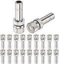 M METERXITY 20-Pack Brass Misting Nozzles, 0.004"/0.1mm Orifice Mister Replacement Heads for Outdoor Cooling System/Landscaping/Humidification/Greenhouse, 6mm Low-Pressure Fog Sprayer Nozzle by MMETERXITY