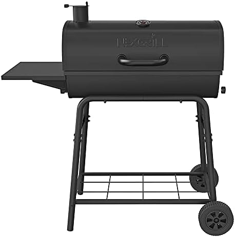 Nexgrill 29" Charcoal Grill with Side Shelf and Adjustable Charcoal Tray by Nexgrill