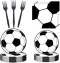 50-Piece Soccer-Themed Birthday Party Set: Plates, Napkins, Paper Plates by Exquisitehighqualitypartydecorationstomeetyoureveryneed%EF%BC%81