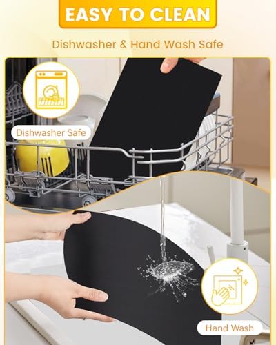 6PCs Grill Mats for Indoor Grill & Oven, 100% Non-Stick PTFE Sheets - Image 5