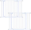 Cumbor 2 Pack 30-40.6 in Baby Gate for Stairs and Doorways, Dog Gate White by Cumbor