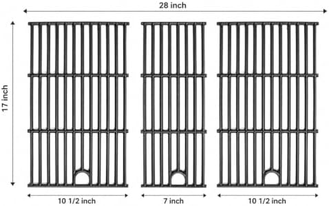 Hisencn 17 x 28.2-Inch Grill Grates for Char-Broil Performance Grills - Image 2