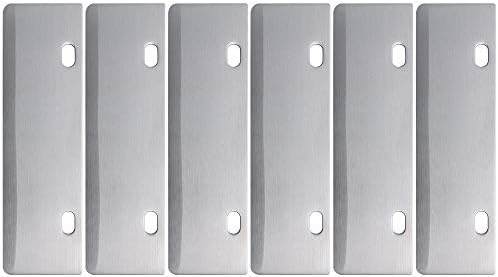 Grill Scraper Blades 6-Pack, Heavy Duty Rust Resistant BBQ Tool by BOLEXINO
