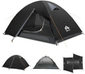 Night Cat 2-Persons Backpacking Tent: Waterproof Lightweight Camping Tent for Two People Hiking Outdoor Mountain with Aluminum Poles and Rainfly Green by NightCat
