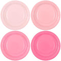 Breroa 72 Pcs Gradient Pink Paper Plates 7 Inch Bulk Pink Plates Disposable by Breroa