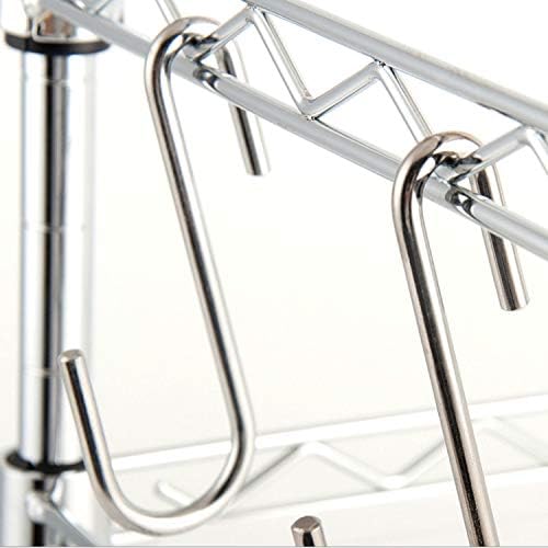 ESFUN 30 Pack Heavy Duty S Hooks Pan Pot Holder Rack Hooks Hanging Hangers S Shaped Hooks for Kitchenware Pots Utensils Clothes Bags Towels Plants -4 Inch - Image 5