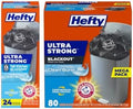 Hefty Ultra Strong 13 Gal Kitchen Trash Bags, Clean Burst, 104ct Bundle by Hefty