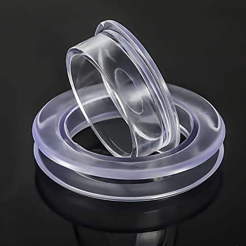 2 Pack Patio Table Umbrella Hole Ring and Cap Set for Standard Table Hole - Image 3