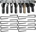 SAFETY STORAGE Handgun Hangers, Original Pistol Hooks, Firearm Organizers by SAFETYSTORAGE