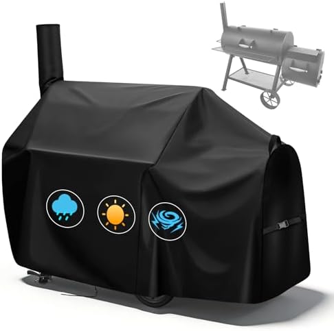 Charcoal Grills Cover 65" for Oklahoma Joe's Longhorn Offset Smoker by Andacar