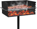 Park Grills, 384 Sq. In, Park Style Charcoal Grill by Toriexon