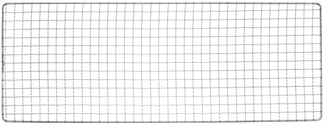 HARFINGTON Square BBQ Grill Net 19x50cm Stainless Steel Cross Wire Barbecue Mesh Mat for Baking Smoking Charcoal Grilling Roasting by HARFINGTON