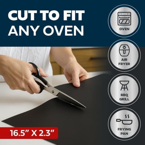Cooks Innovations Non-Stick Oven Liner 2 Pack BPA-Free Heat Resistant Mat - Image 5